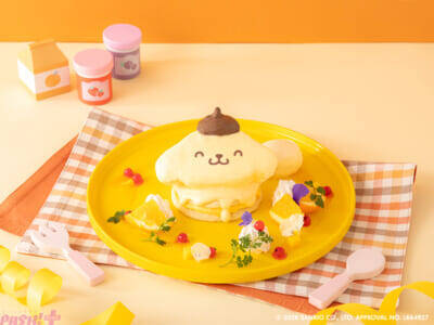 【サンリオ】ポムポムプリンのかわいいメニュー＆グッズが満載！ 30周年をお祝いする「ポムポムプリンのおうちこもりカフェ」が期間限定でオープン