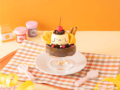 【サンリオ】ポムポムプリンのかわいいメニュー＆グッズが満載！ 30周年をお祝いする「ポムポムプリンのおうちこもりカフェ」が期間限定でオープン