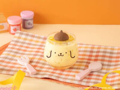 【サンリオ】ポムポムプリンのかわいいメニュー＆グッズが満載！ 30周年をお祝いする「ポムポムプリンのおうちこもりカフェ」が期間限定でオープン