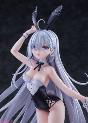 華奢な体にフィットしたバニースーツは大胆に開いた胸元から目が離せない…！ アニメ『死亡遊戯で飯を食う。』幽鬼が《キャンドルウッズ》のバニースーツ姿でフィギュア化