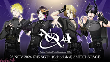 【にじさんじEN】サニー・ブリスコー、闇ノシュウ、ルカ・カネシロ、レン ゾットが「Anime Festival Asia Singapore 2026」ステージに出演決定！