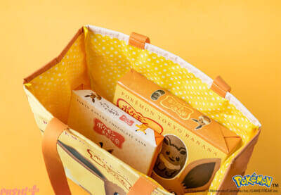 【ポケモン】『イーブイ東京ばな奈』のパッケージそっくりなかわいいトートバッグは必見！ 30周年を祝う『ポケモン東京ばな奈』のバッグセットが登場