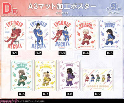 【リコリコ】ウォールナットの着ぐるみを着た千束やたきなのグッズが当たる！ 「DRAW!DRAW! -ドロー！ドロー！-」オンラインくじが販売決定