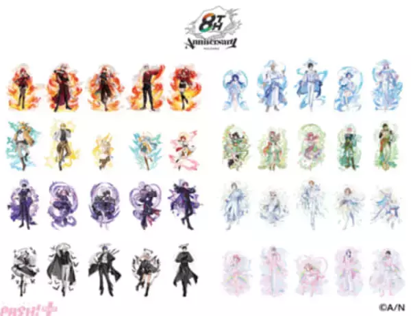 【にじさんじ】8周年撮りおろしビジュアル使用の特典やグラッテコラボも！ 「にじさんじ 8th Anniversary フェア in animate」が開催