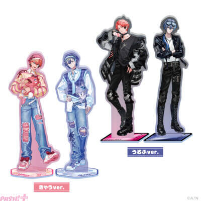 【にじさんじ】赤城ウェン＆小柳ロウの「ぎゃうるふ」グッズが発売決定！ スタイリッシュ＆キュートなアクリルスタンドやランダムチェキ風カードがラインナップ