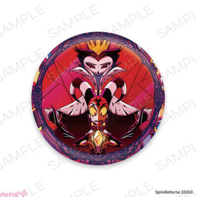 アニメ『HELLUVA BOSS(ヘルヴァ・ボス)』限定缶バッジがもらえるフェアがアニメイト通販で開催！ 作中のエピソードをモチーフにしたアクリルスタンドも登場