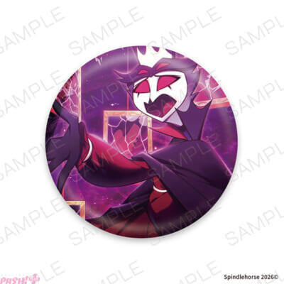 アニメ『HELLUVA BOSS(ヘルヴァ・ボス)』限定缶バッジがもらえるフェアがアニメイト通販で開催！ 作中のエピソードをモチーフにしたアクリルスタンドも登場