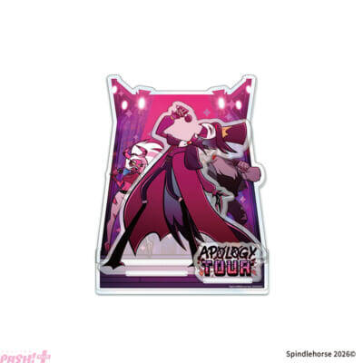 アニメ『HELLUVA BOSS(ヘルヴァ・ボス)』限定缶バッジがもらえるフェアがアニメイト通販で開催！ 作中のエピソードをモチーフにしたアクリルスタンドも登場