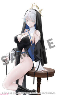 大きく露出した下半身に悶絶…！ 『シスター アナスタシア illustration by お久しぶり』フィギュアが豪華版と通常版で登場