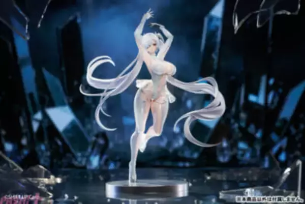 極上のつるすべ肌と光沢＆透明感が麗しいボディースーツは絶景。『勝利の女神：NIKKE』よりシンデレラがフィギュアで登場！