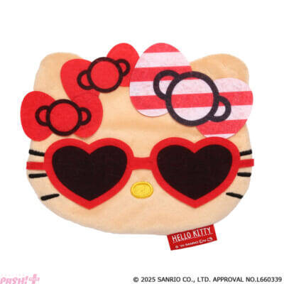 【サンリオ】日焼け姿のハローキティがかわいい！ FACEポーチやBIG巾着がラインナップの『ハローキティ Summerdays ポーチコレクション』がカプセルトイに登場