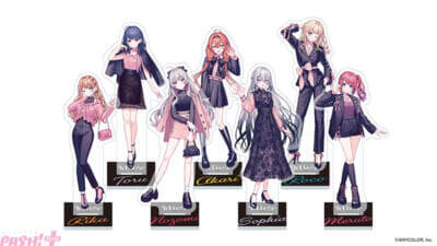 【にじさんじ】Idiosが最強激かわモデル集団に！ ブラック×ピンクファッションに注目の『くじスクエア Idiosくじ』が発売