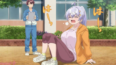 アニメ『よわよわ先生』鶸村先生は「つよつよギャル」椋林瑞希と立ち幅跳びの測定をすることになり…!? 第2話「よわよわの放課後」あらすじ＆先行カット