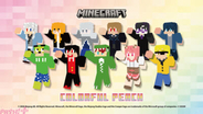 【からぴち】「カラフルピーチ」ファンおなじみのマインクラフトスキンが新しい公式グッズとして登場！ かわいいぬいぐるみやステッカ－11種セットなどがラインナップ