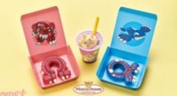 『ポケモン』グラードン・カイオーガの特徴に似た特別なドーナツは必見！ 『ポケモン レジェンズ Z-A M次元ラッシュ』配信記念の新メニューがピカチュウスイーツに登場