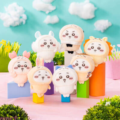 【ちいかわ】超BIGぬいぐるみや集めて楽しいおともだちマスコットなどかわいいグッズがラインナップ！ 『ちいかわだらけくじ』『ハチワレだらけくじ』が同時開催