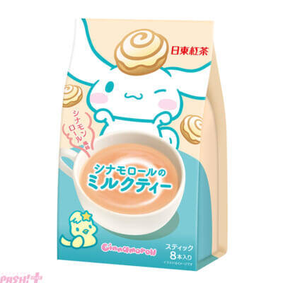 【サンリオ】シナモロールとポチャッコの世界観をイメージしたパッケージがカワイイ！ 日東紅茶とコラボしたミルクティー＆バナナオーレが発売