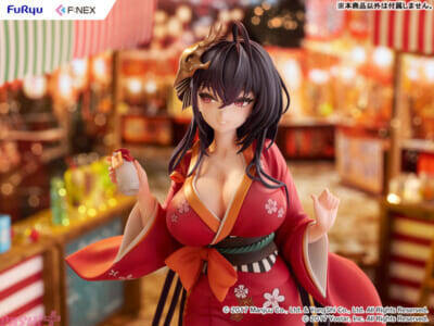 浴衣からのぞく谷間は眼福の眺め…！『アズールレーン』大鳳が大黒湯とのコラボレーション企画のグッズイラストをベースにフィギュア化