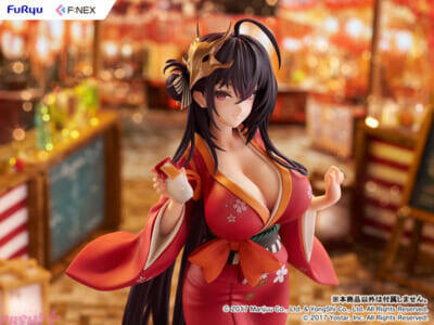 浴衣からのぞく谷間は眼福の眺め…！『アズールレーン』大鳳が大黒湯とのコラボレーション企画のグッズイラストをベースにフィギュア化