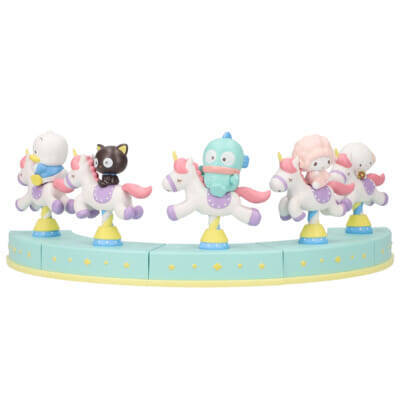 【サンリオ】大好評のバブルヘッドドールに新色が登場！ チョコキャットやハンギョドンたちがラインナップの『Shaky！ サンリオキャラクターズ メリーゴーランド -MINT-』が10月中旬より順次発売