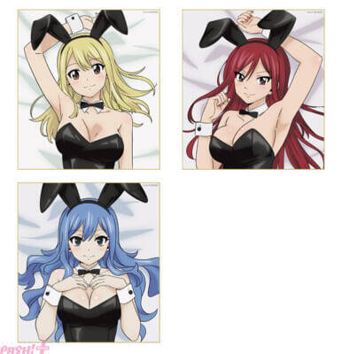 水着＆バニースーツのセクシーな姿にメロメロ…！ アニメ『FAIRY TAIL 100 年クエスト』ルーシィ、エルザ、ジュビアの描きおろし新グッズが登場