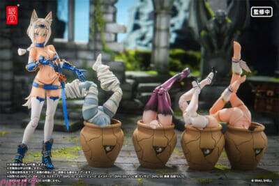 シュールなのにセクシー!? 組み換えも楽しめるアクションフィギュア『RPG-09 壺ミミック』が予約受付開始