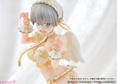いたずらっ子なポージングと抜群のプロポーションに悶絶…！ アニメ『宇崎ちゃんは遊びたい！ω』宇崎花が描き下ろしイラストの天使姿で立体化