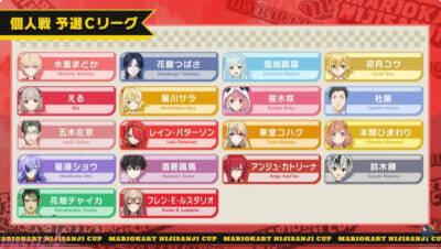 【マリカにじさんじ杯】長尾景が優勝し個人・団体の2冠を達成！ ライバーの“待機芸”ならぬ“レース芸”にも注目の「第8回マリオカートにじさんじ杯」レース結果まとめ