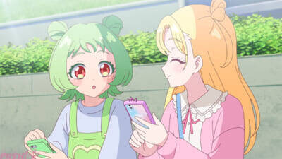 アニメ『おねがいアイプリ』おねがい通りにやってきたいのりとあおいが目当ての洋菓子店に入ると…？ 第4話「おともだちがアイプリ!?」あらすじ＆先行カット