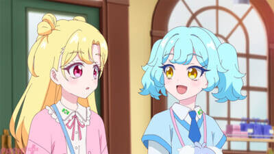 アニメ『おねがいアイプリ』おねがい通りにやってきたいのりとあおいが目当ての洋菓子店に入ると…？ 第4話「おともだちがアイプリ!?」あらすじ＆先行カット