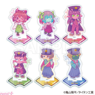 【ミルサブ】お花見姿の描き下ろしミニキャライラストがかわいい！ 大人気アニメ『銀河特急 ミルキー☆サブウェイ』新作グッズが発売決定