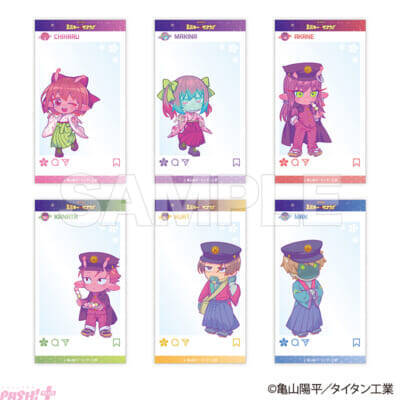 【ミルサブ】お花見姿の描き下ろしミニキャライラストがかわいい！ 大人気アニメ『銀河特急 ミルキー☆サブウェイ』新作グッズが発売決定