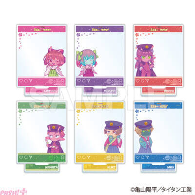 【ミルサブ】お花見姿の描き下ろしミニキャライラストがかわいい！ 大人気アニメ『銀河特急 ミルキー☆サブウェイ』新作グッズが発売決定