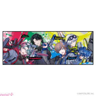 【にじさんじEN】ジール・ギンジョウカ、フリオドール、セイブル、ケイリクス・デボネアの「BY THE BEAT」オリジナルくじが登場！ 同ビジュアル使用の限定グッズも発売決定