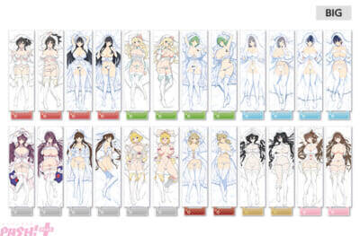 大きくやわらかな胸があなたの手首をやさしく癒す…！ 『閃乱カグラ』抱き枕カバー用の描き下ろしイラストを使用したおっぱいマウスパッドが登場