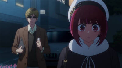 アニメ『【推しの子】』島の事務所に出入りする姿を記者に撮られてしまったかなの行動は…!? 第30話「アイドルと恋愛」あらすじ＆先行カット