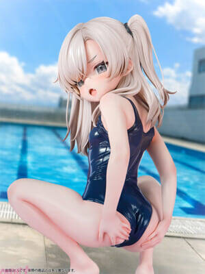 挑発的なポーズとやわらかさを感じさせるボディラインに悶絶…！ スクール水着姿のギャル「若山ひより」がフィギュアで新登場