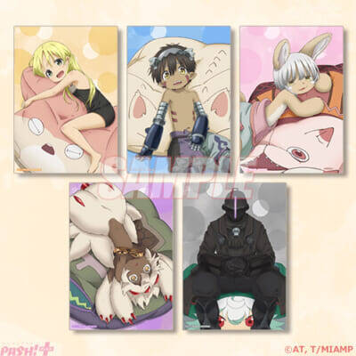 アニメ『メイドインアビス』クッションでくつろぐリコやナナチたちがかわいい！ 新規描き下ろしグッズが当たる「探窟家のくつろぎくじ」が登場