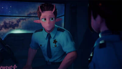 映画『銀河特急 ミルキー☆サブウェイ 各駅停車劇場行き』待望の新作パートから幕開けの予告編が解禁！ 映画から登場するアサミ巡査(CV:小野賢章)＆ハガ署長(CV:ロバート・ウォーターマン)も初お披露目