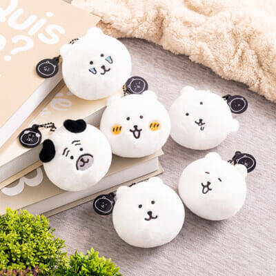 『ちいかわ』作者・ナガノさんが描く「ナガノキャラクターズ」のかわいいグッズが当たる！ 『ふわもち！くまだらけ ぬいぐるみくじ』が1月16日より販売開始