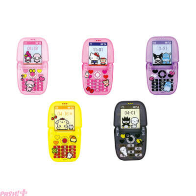 【サンリオ】ドット絵になったキティやクロミたちがかわいい！ 新作カプセルトイ『サンリオキャラクターズ ぱかぱかガラケー風キーホルダー』が登場