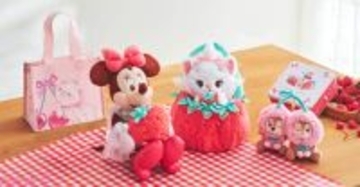 【ディズニー】ミニーマウスやマリーと甘いフルーツをテーマにしたカワイイぬいぐるみやショッピングバッグが登場！ 新コレクション「GLOSSY FRUITS」が1月30日より発売