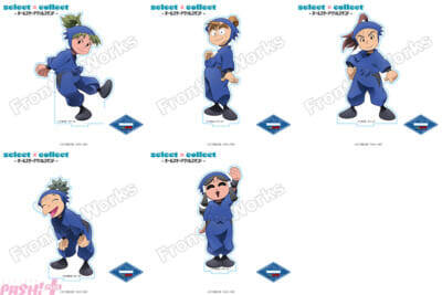 アニメ『忍たま乱太郎』学年や委員会、同室などで揃えられる全86種！ 「セレクト×コレクト(select×collect)」からアクリルスタンドが再々受注決定＆ミニサイズが新登場