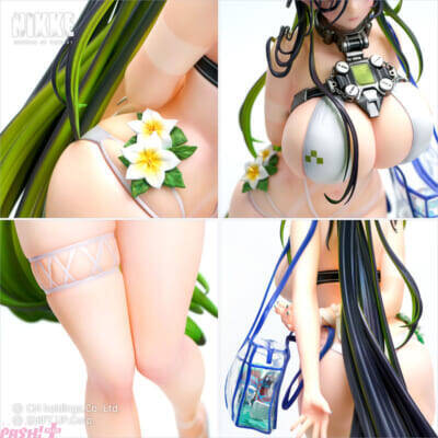 大胆露出のキワドイ水着はヒモの食い込みにも注目！ 『勝利の女神：NIKKE』ギルティが「ディスビリーフウェーブ」の姿でフィギュア化