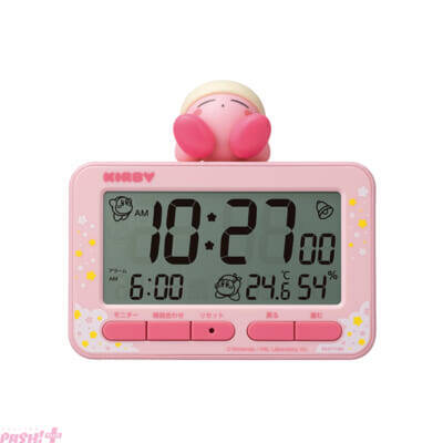 すやすや眠るカービィがかわいい！ 『星のカービィ』のデジタルめざまし時計が発売