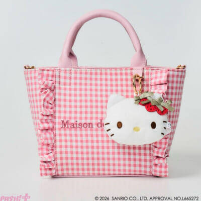 【サンリオ】「ハローキティ×Maison de FLEUR」待望のコラボが実現！ ブランドムックが“いちご”がテーマのかわいいケースやチャーム付きで登場