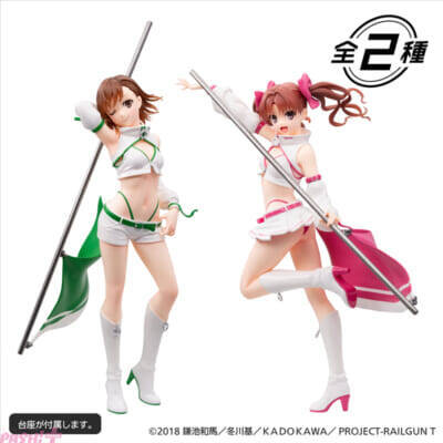美琴、黒子、御坂妹がレースクイーン衣装で初フィギュア化！ アニメ『とある科学の超電磁砲T』新規描き下ろしグッズが当たるタイトーくじオンライン -Plus-が発売