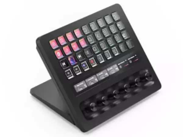 36キー+6ダイヤルで音声もワークフローも制御、Elgato「Stream Deck + XL」
