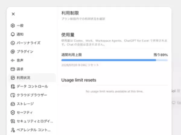 ChatGPTの5時間使用上限が一時撤廃。使用上限リセットも