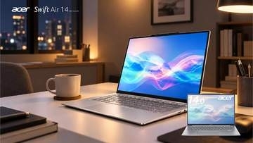 約960gの14型モバイルノート「Swift Air 14」にRyzen AI搭載モデル